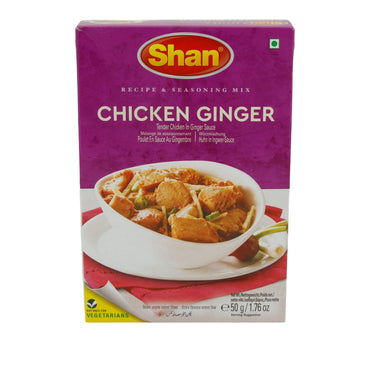 Gewürzmischung Shan | Chicken Ginger | Würzig, für Huhn in Ingwersauce | 50 g SHAN