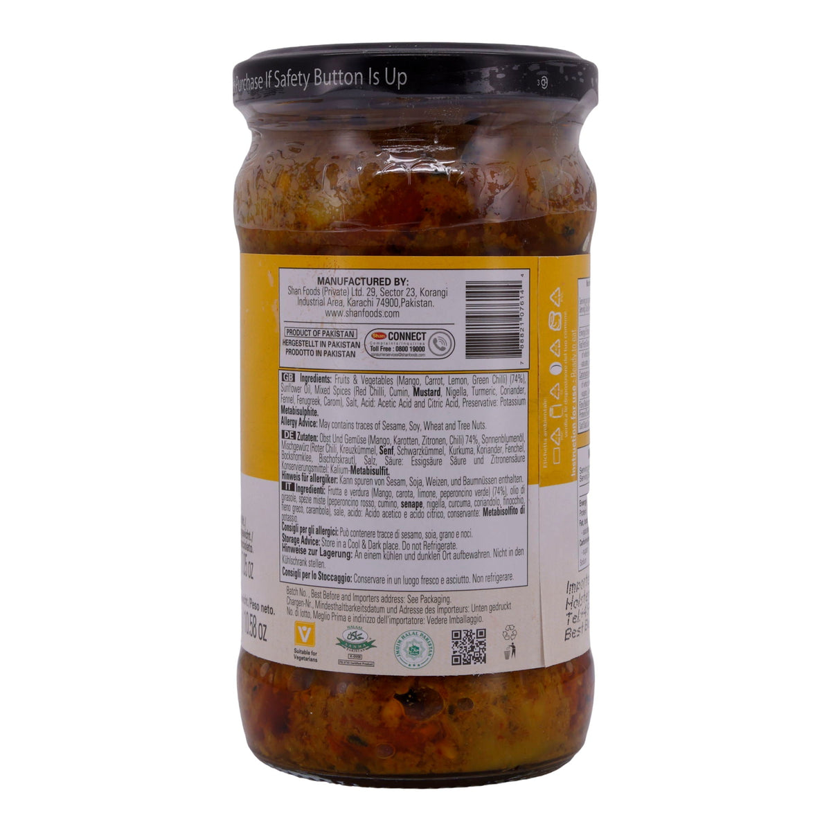 Mixed Pickle Shan | Würziges Gemüse | In Öl | 300 g SHAN