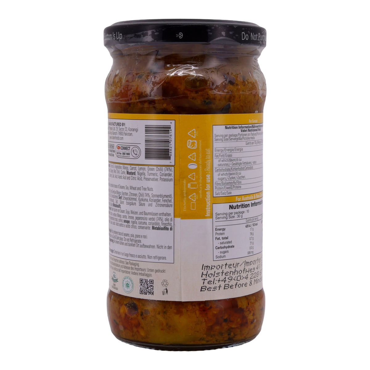 Mixed Pickle Shan | Würziges Gemüse | In Öl | 300 g SHAN