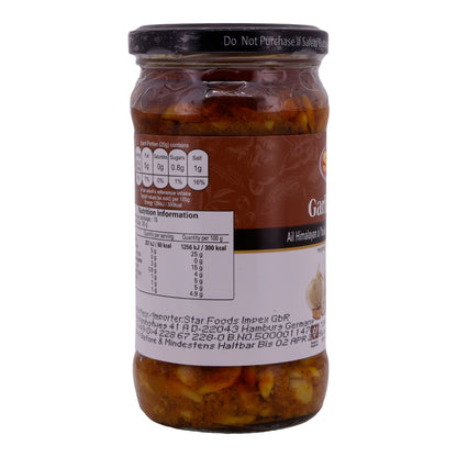 Garlic Pickle Shan | Aufbewahrter Himalaya-Knoblauch | In Öl | 300 g
