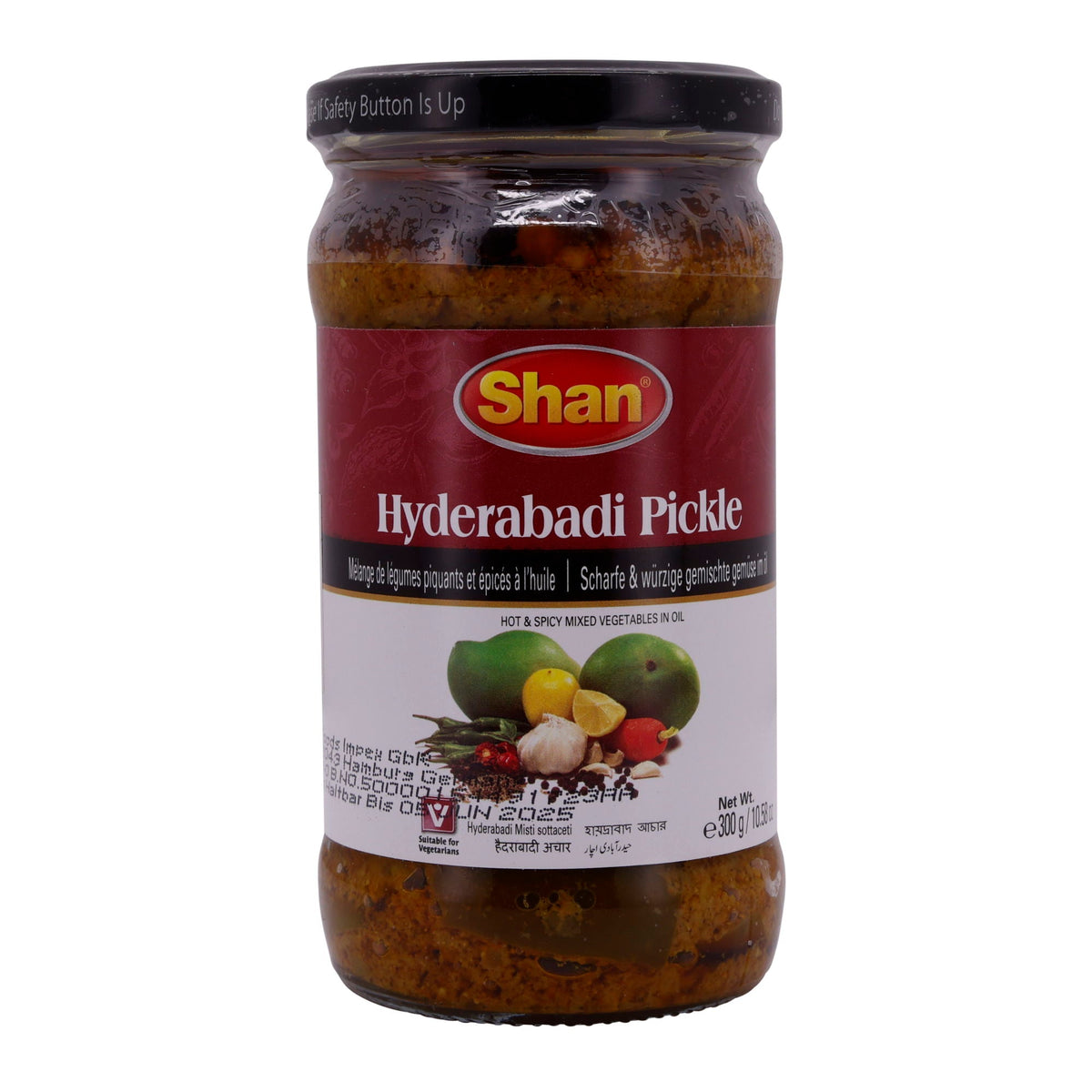 Eingelegtes Gemüse Shan | Hyderabadi Pickle | Scharf & würzig, eingelegt | 300g
