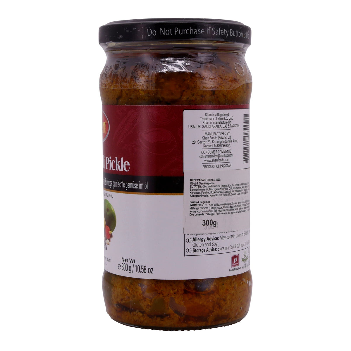 Eingelegtes Gemüse Shan | Hyderabadi Pickle | Scharf & würzig, eingelegt | 300g