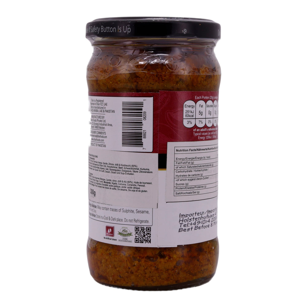 Eingelegtes Gemüse Shan | Hyderabadi Pickle | Scharf & würzig, eingelegt | 300g