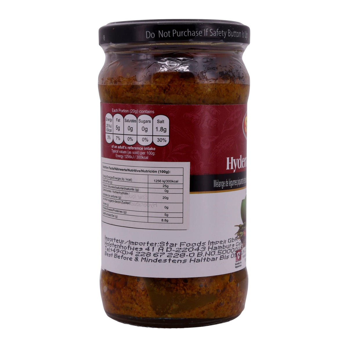 Eingelegtes Gemüse Shan | Hyderabadi Pickle | Scharf & würzig, eingelegt | 300g