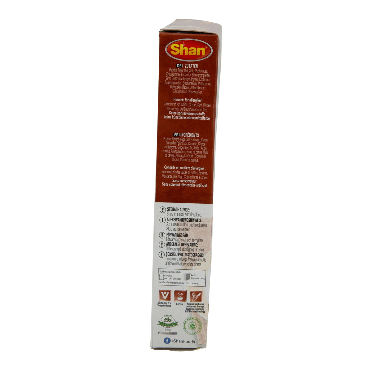 Tikka Masala SHAN | Aromatische Gewürzmischung | Für authentische indische Tikka-Gerichte | 50 g SHAN