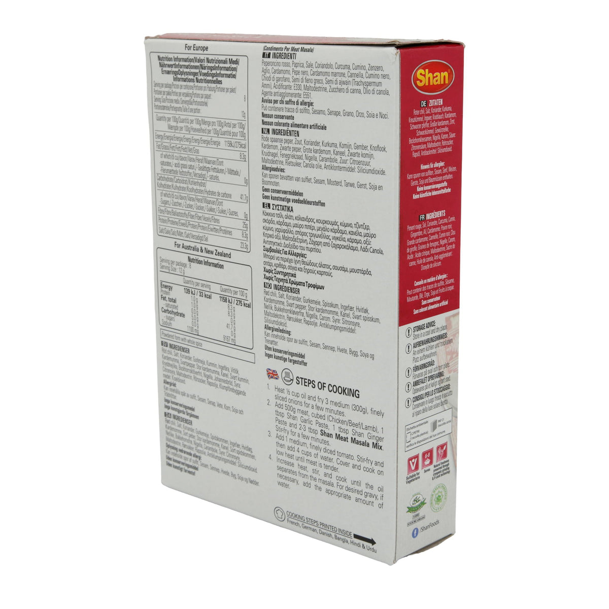 Gewürzmischung Shan | Meat Masala | Für Medium-Fleischcurry | 100 g