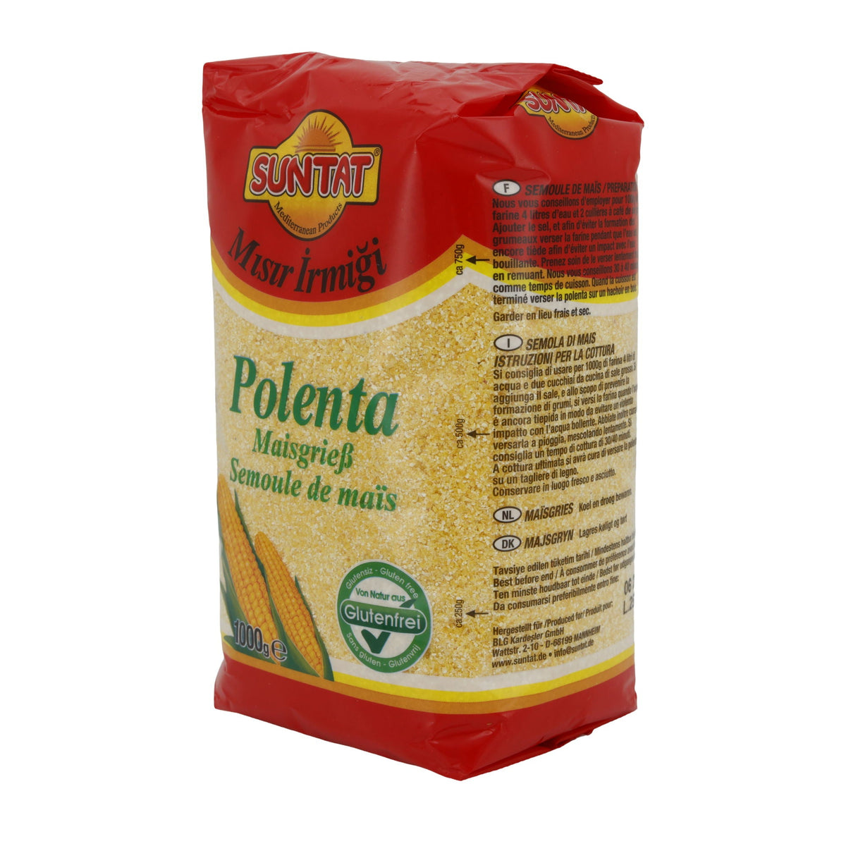 Maisgrieß Suntat | Polenta | Glutenfrei, traditionell & kreativ | 1 kg
