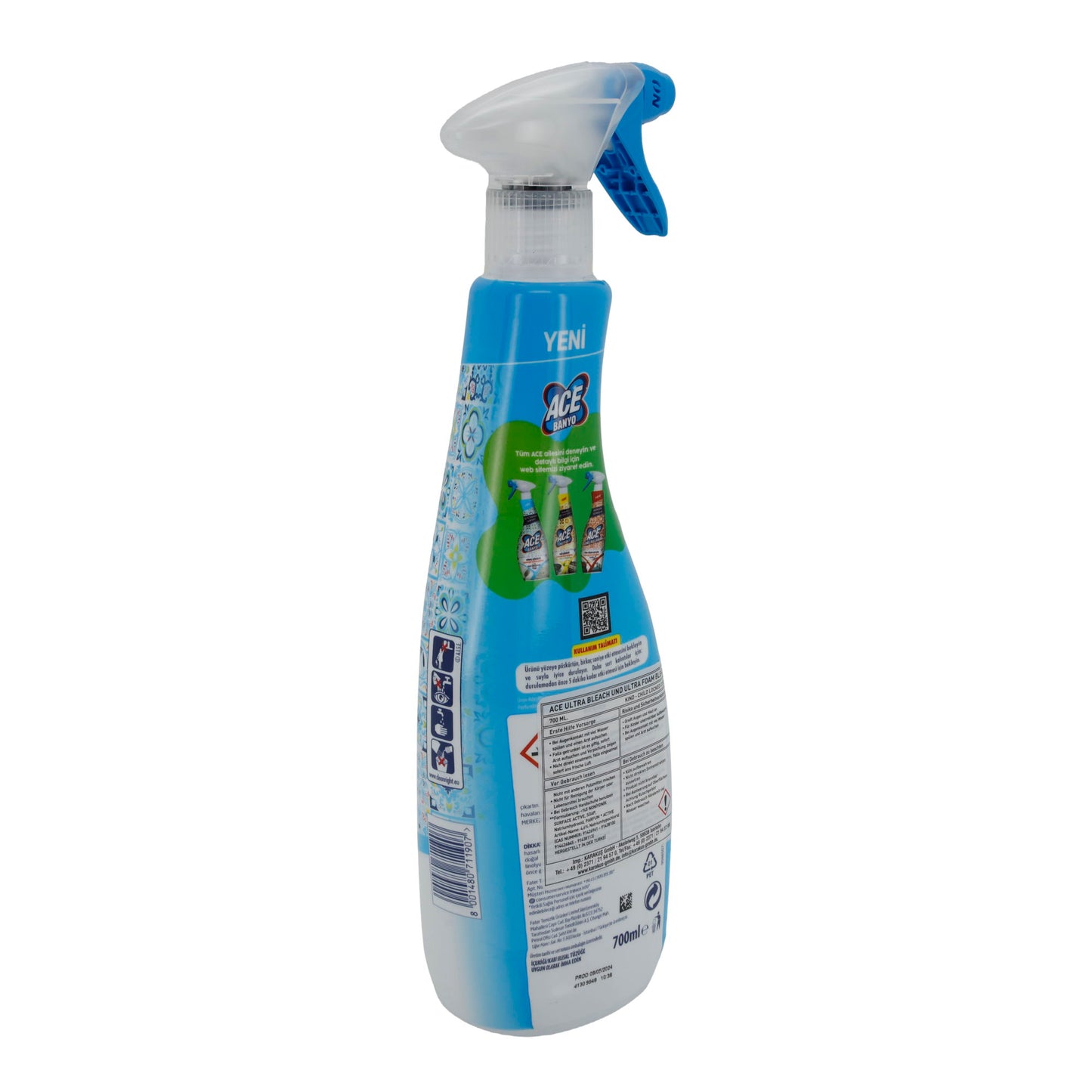 Badreiniger Ace Banyo Kalkentferner | Badreiniger | 700 ml