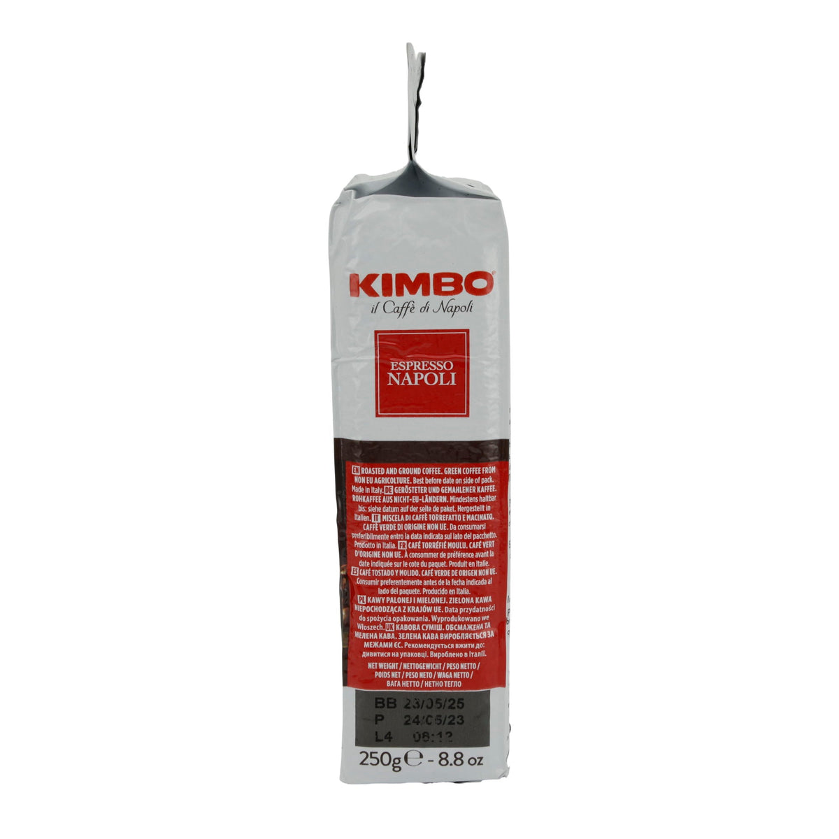 Espresso Kimbo | Napoli | Authentisch, neapolitanisch, intensive Aromen, dunkle Röstung | 250 g KIMBO