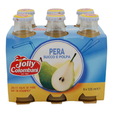 Birnensaft Jolly Colombani | Saft | Mit Fruchtfleisch | 6 x 125 ml JOLLY COLOMBANI