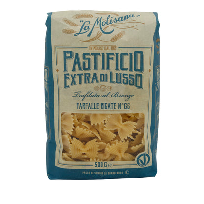 Farfalle Rigate La Molisana | Pasta Premium | Da Semola di Grano Duro | 500 g