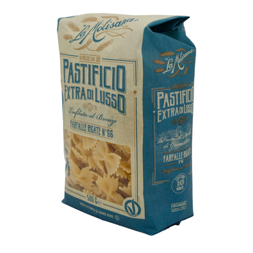 Farfalle Rigate La Molisana | Premium Pasta | Van harde tarwegries | 500 g
