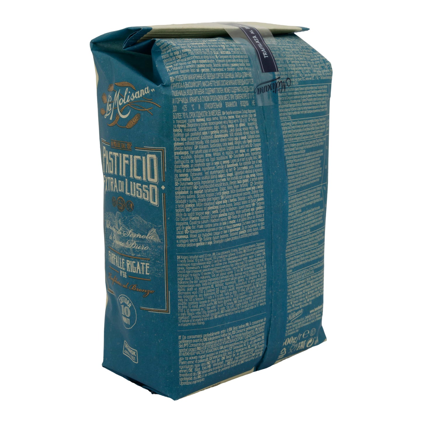 Farfalle Rigate La Molisana | Pasta Premium | Da Semola di Grano Duro | 500 g
