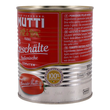 Tomaten Mutti | Geschält in Tomatensaft | Italienisch, Qualität | 800 g
