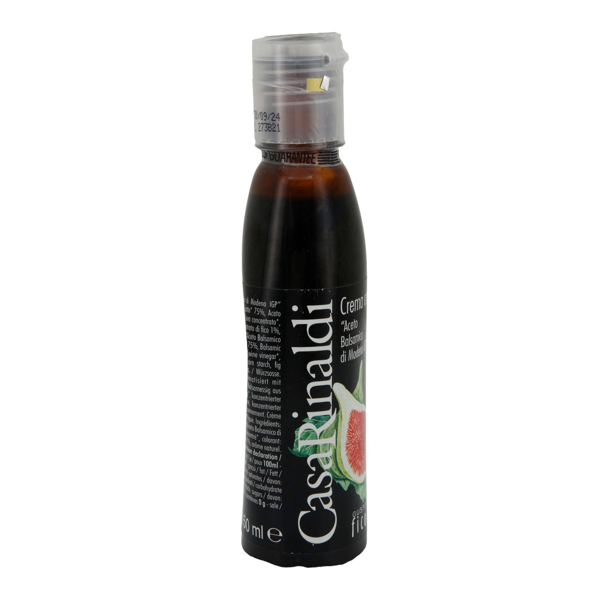Balsamicocreme Casa Rinaldi | Crema con Aceto Balsamico di Modena IGP | Feige, aromatisch, Mittelmeer-Küche | 150 ml CASA RINALDI