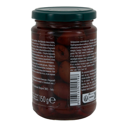 Kalamata-Oliven Casa Rinaldi | entsteint | in Salzlake | 300 g Glas