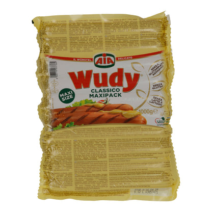 Würstchen AIA Wudy | Classico | klassische Würstchen ohne Gluten und Laktose | 1000 g