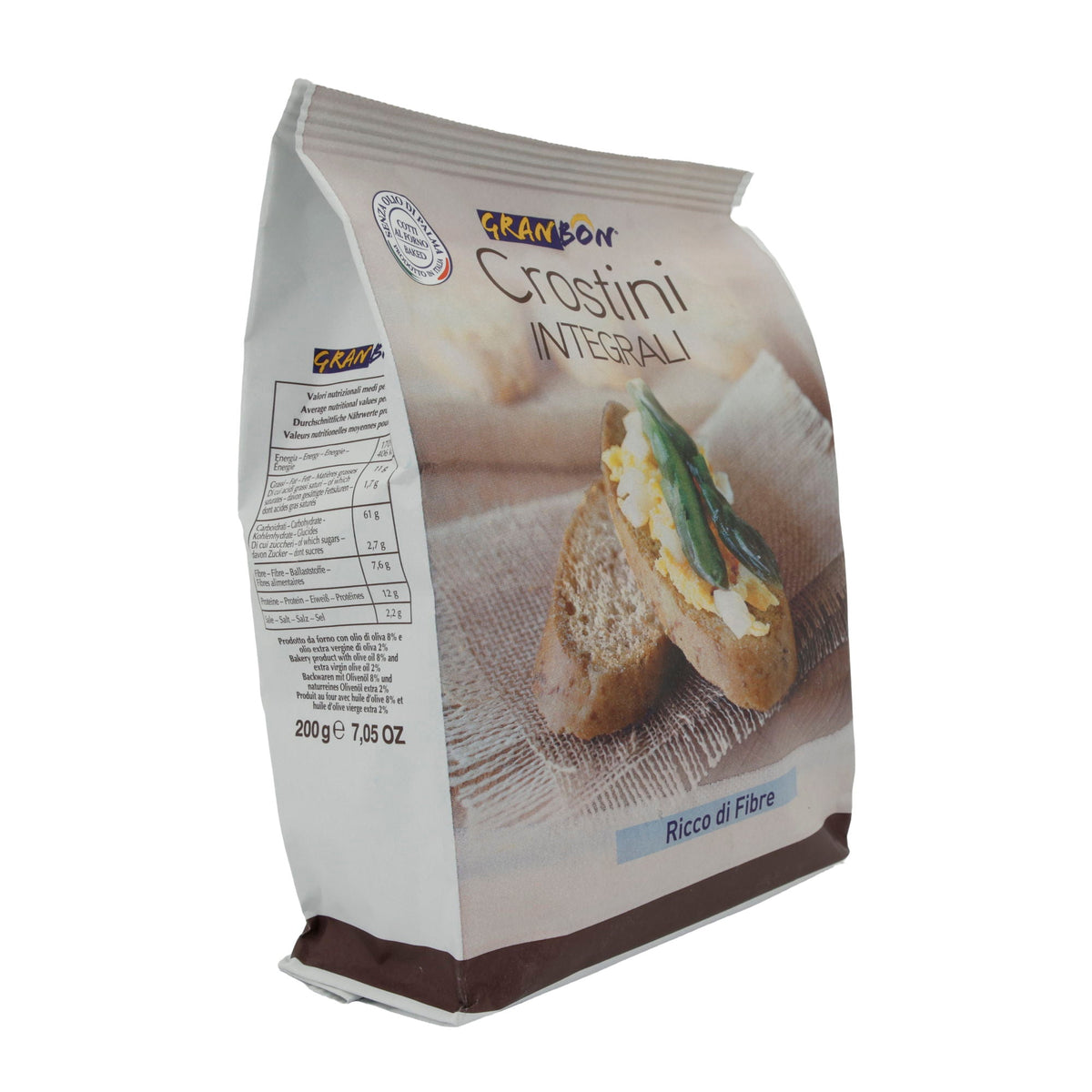 Crostini Granbon | Integrali | Vollkorn, mit Olivenöl | 200g GRAN BON
