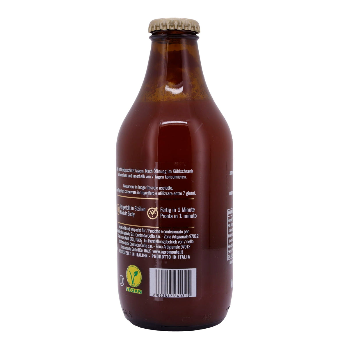 Tomatensauce Agromonte | Kirschtomatensauce | Perfekt für schnelle Gerichte | 330 g AGROMONTE
