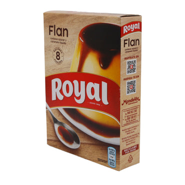 Flan Royal | Con salsa al caramello | Dessert classico dal gusto cremoso, 8 porzioni | 186g