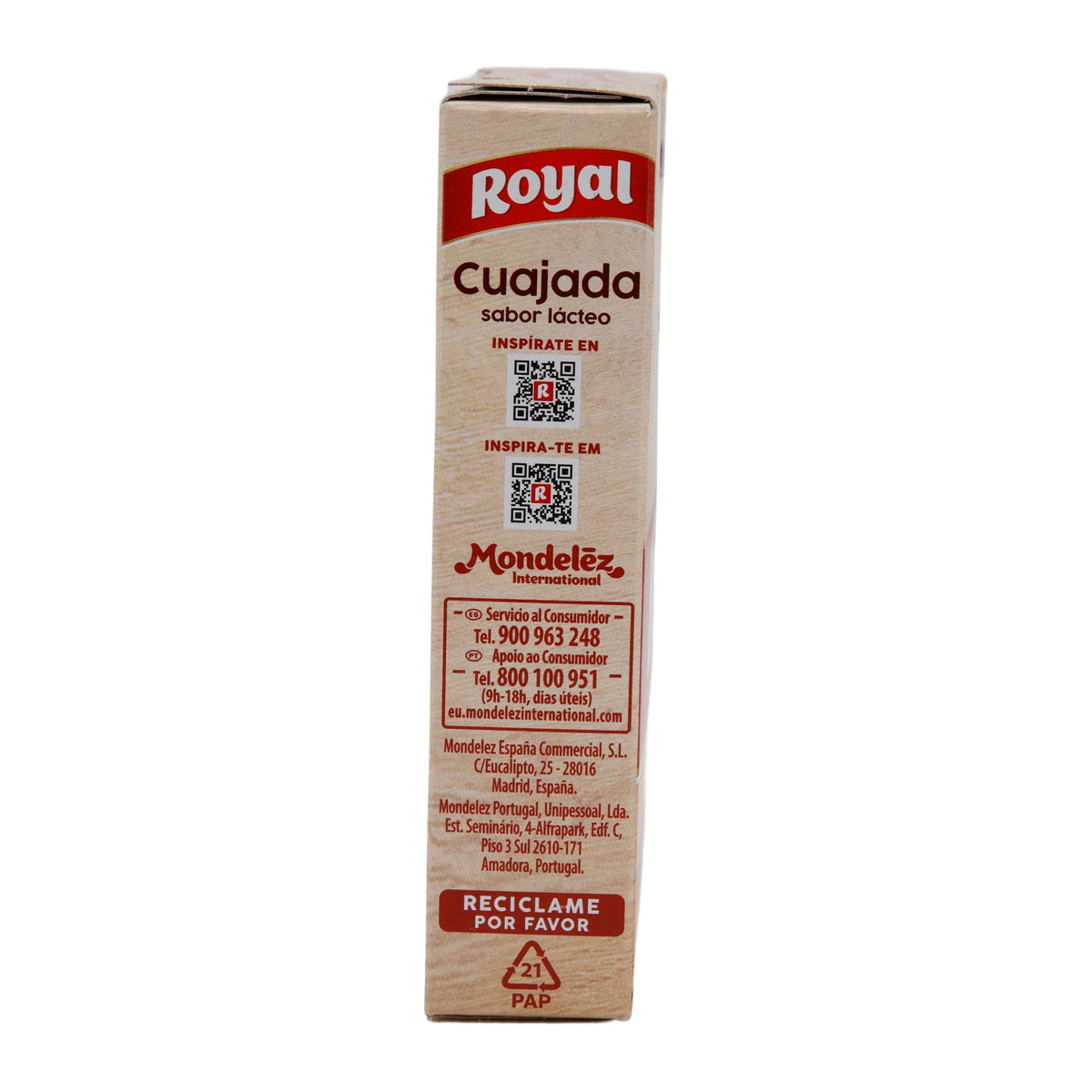 Cuajada Royal | Glutenfrei | Traditionelles Dessert mit mildem Milchgeschmack | 16 Portionen ROYAL