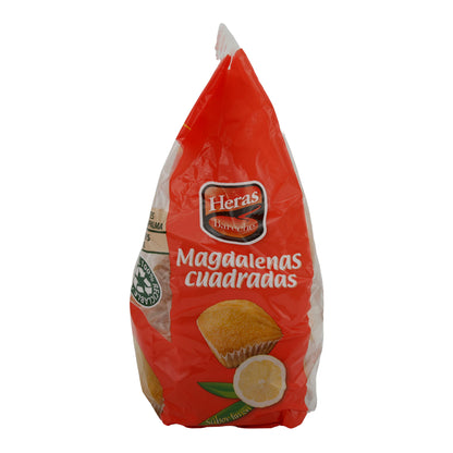 Muffins Heras | Magdalenas Cuadradas | Klassisch, ohne Palmöl | 350 g