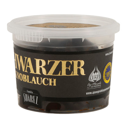 Schwarzer Knoblauch Ajo Negro im Becher – 100 % natürlich (65 g, Familia Suárez, Spanien)