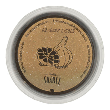 Schwarzer Knoblauch Ajo Negro im Becher – 100 % natürlich (65 g, Familia Suárez, Spanien)