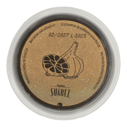 Schwarzer Knoblauch Ajo Negro im Becher – 100 % natürlich (65 g, Familia Suárez, Spanien)