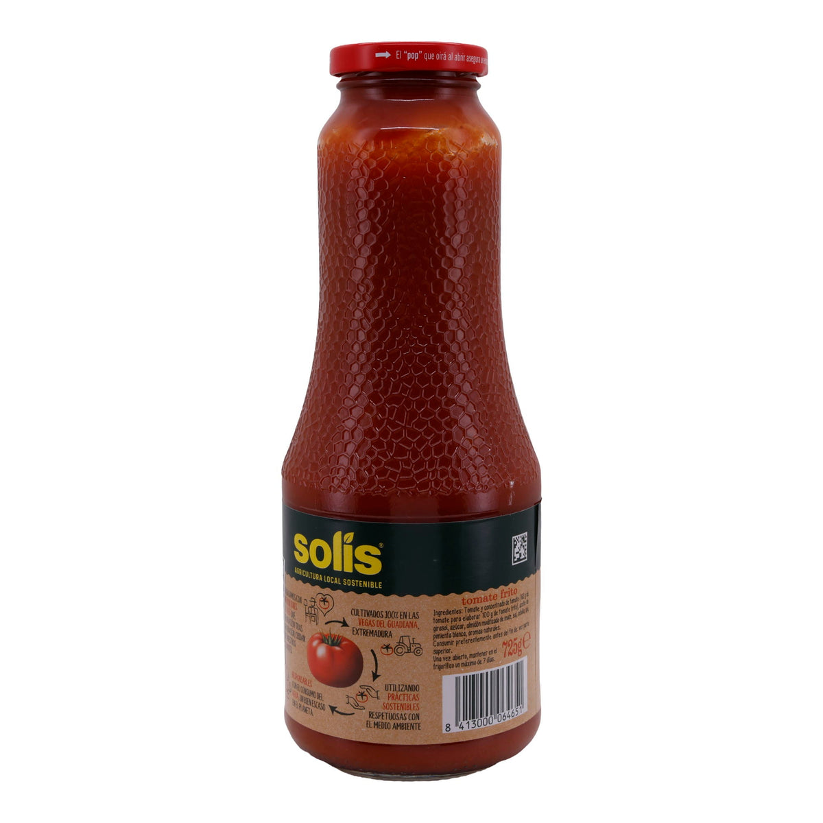 Tomatensauce Frito, Solís | Traditionelle spanische frittierte Tomatensauce | Aus sonnengereiften Tomaten | 725g