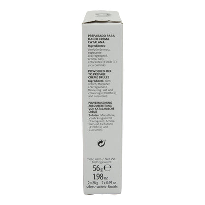 Creme brulée Carmencita | Crema Catalana Pulver | Katalanische Creme, glutenfrei, 14 Portionen (56 g)