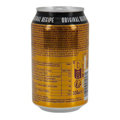 Ingwerbier Old Jamaica | Ginger Beer | erfrischend mit natürlichem Geschmack | 330 ml Dose