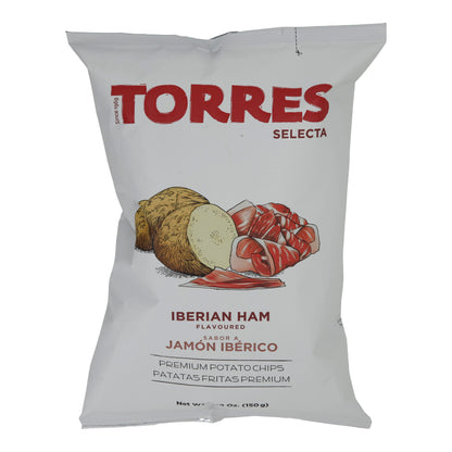 TORRES IBERIAN HAM POTATO CHIPS 150G