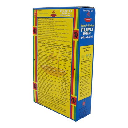 Fufu Mix Mama's Choice (Plantain) | Enriched Plantain Flour Mix for Fufu | 624 g