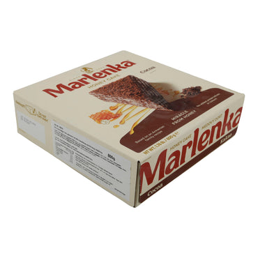 Honigkuchen Marlenka Kakao | Kuchen | Gefrorener Schichtkuchen mit 52% Cremefüllung & 5% Honig | 800 g MARLENKA
