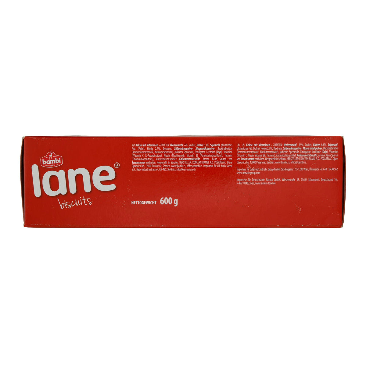 Kekse Bambi Lane | Biskuit Kekse | Klassisch | 600 g