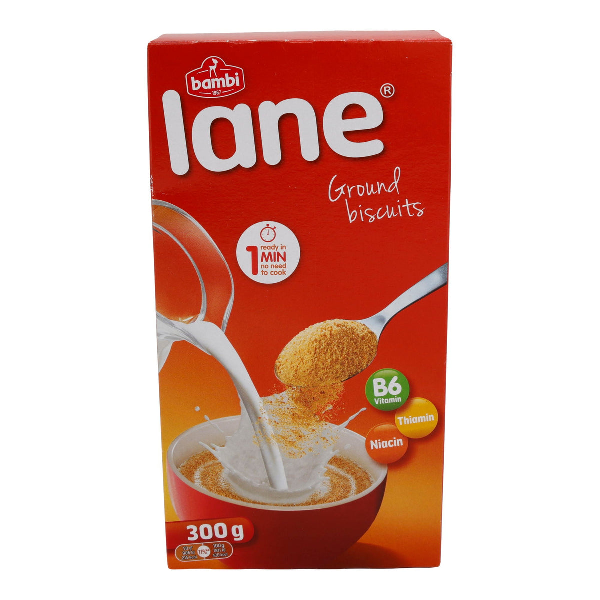 Ground Biscuits Bambi Lane | Fein gemahlene Kekse | Vielseitig verwendbar | 300 g