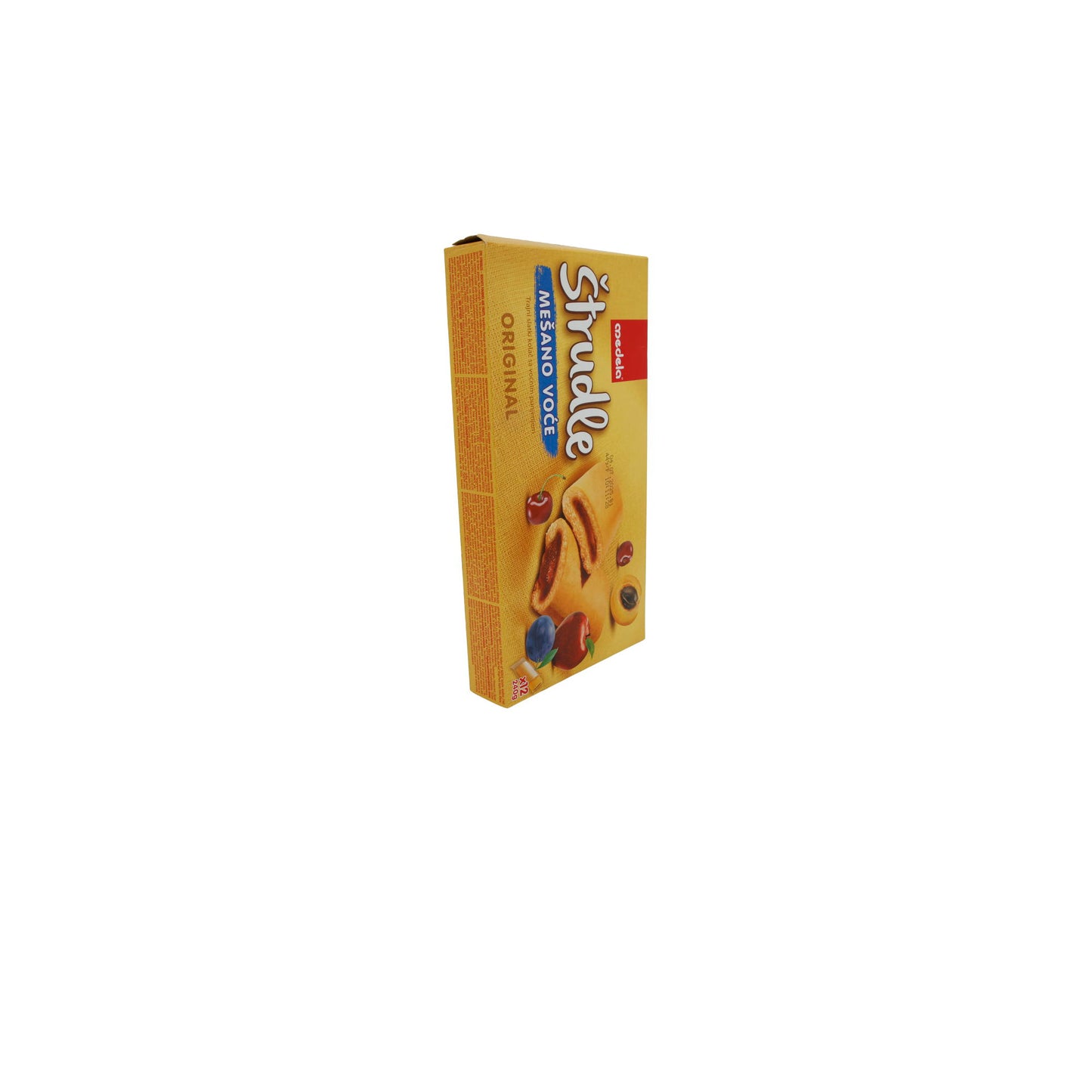 Strudel Medela | Štrudle Mešano Voće | Mit gemischtem Fruchtgeschmack (Pflaume, Apfel, Kirsche, Aprikose) | 12 Stück (240 g)