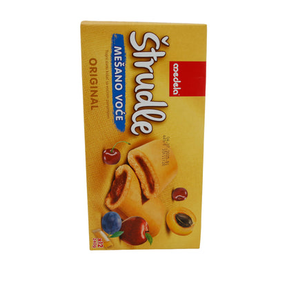 Strudel Medela | Štrudle Mešano Voće | Mit gemischtem Fruchtgeschmack (Pflaume, Apfel, Kirsche, Aprikose) | 12 Stück (240 g)