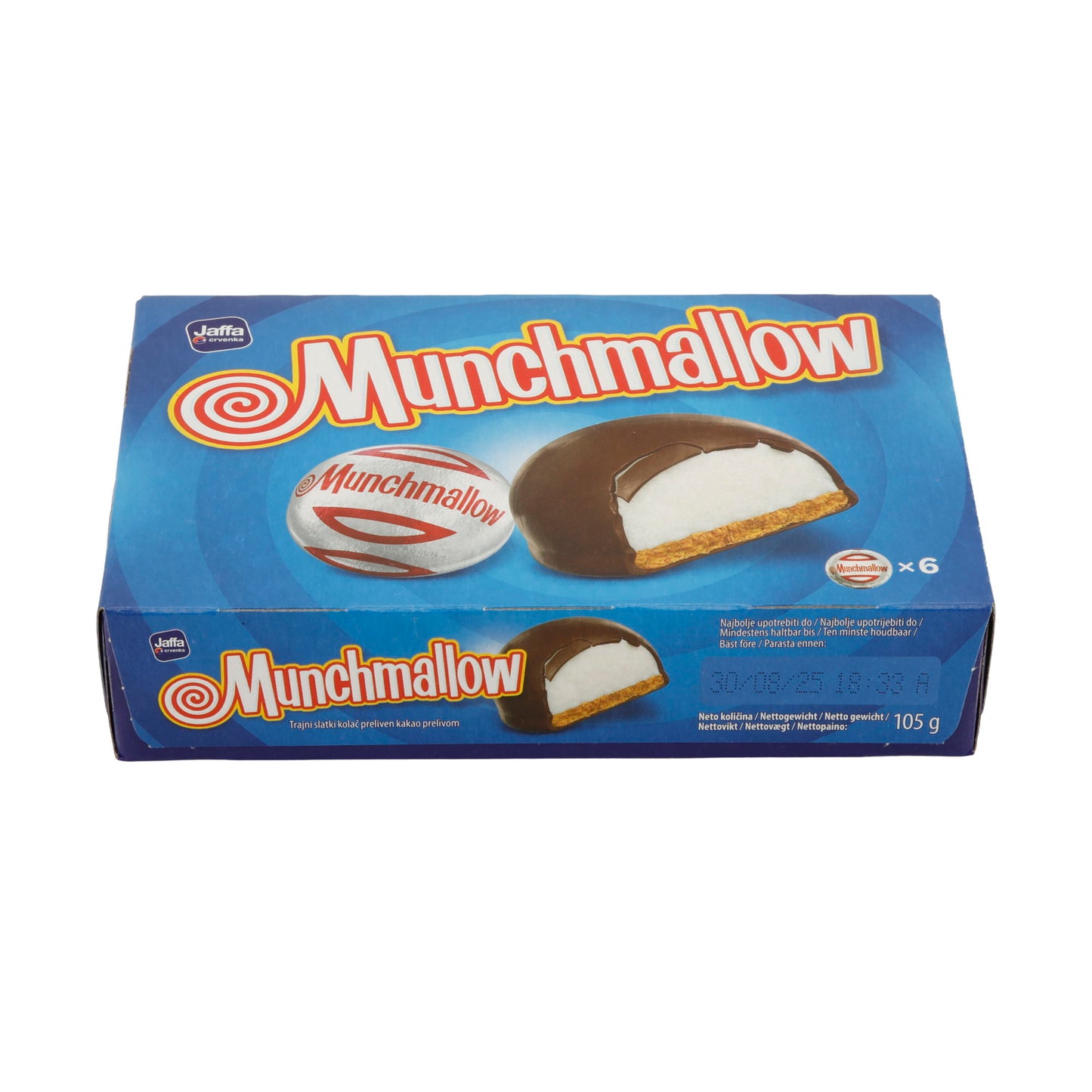 Munchmallow Jaffa | 6x Kekse mit Marshmallowfüllung | 105 gr