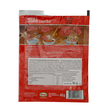 Fix Aleva | Miscela di spezie | Aromatico per peperoni e involtini di cavolo | 60 g