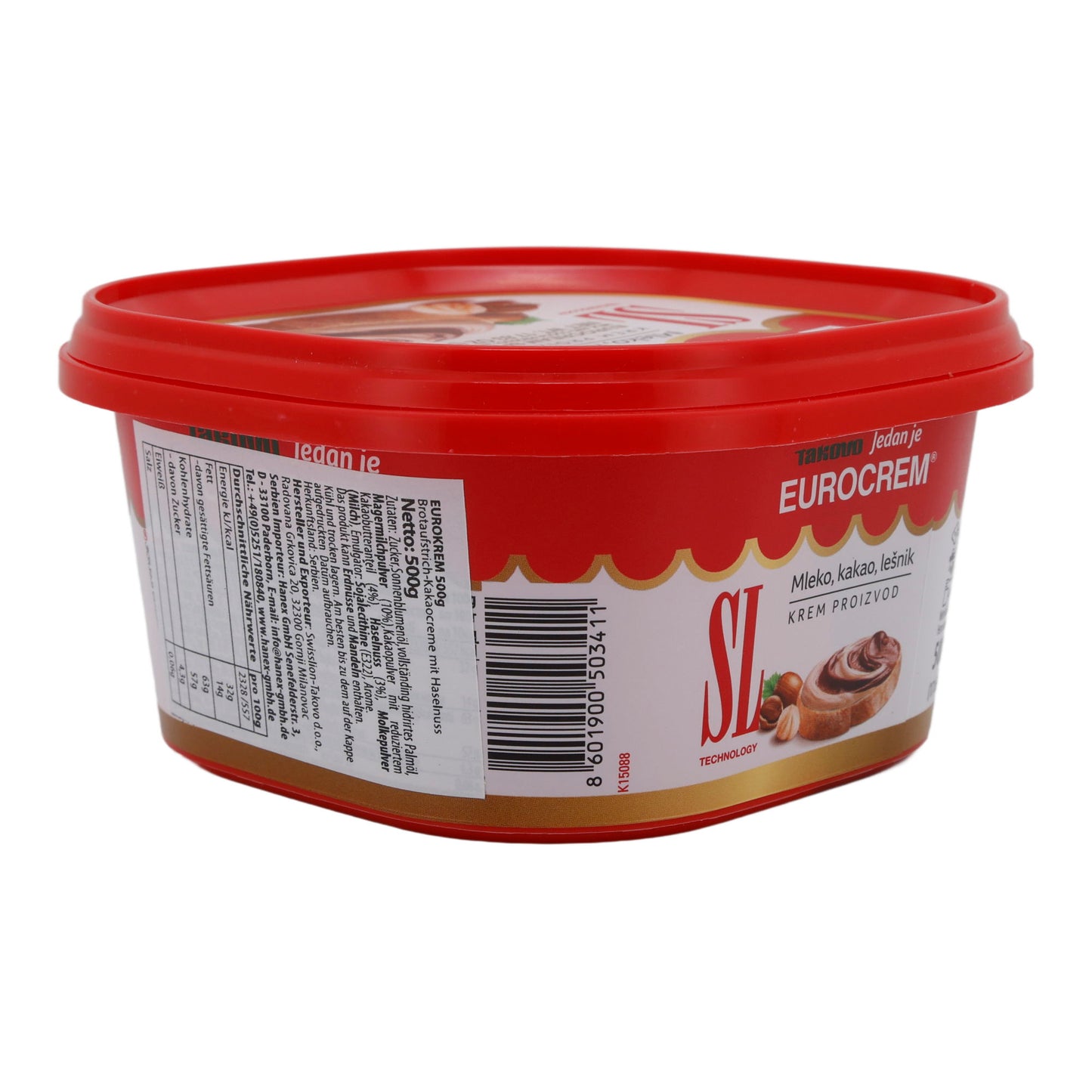 Crema di nocciole e cacao Swisslion Takovo | Creme | Eurocrem Spalmabile | 500 g