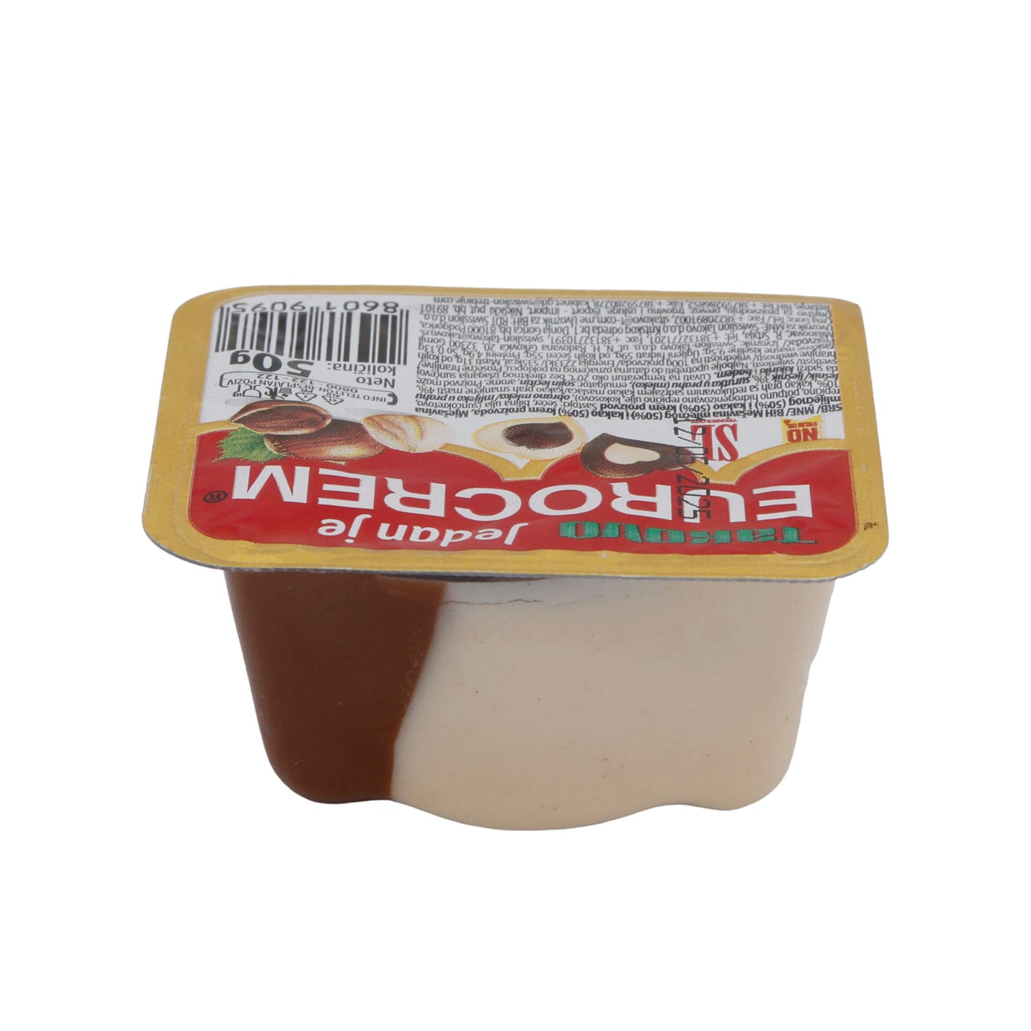 Fındık-Kakao Kreması Takovo | Eurocrem | İki Renkli | 50 g