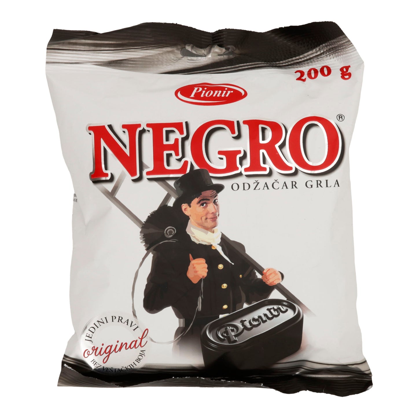 Pionir Negro, „Odžačar grla“