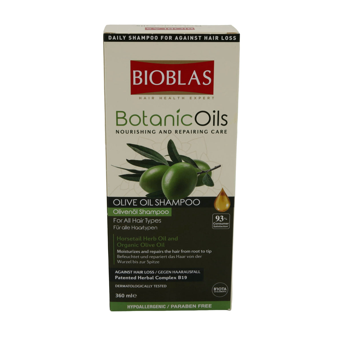 Shampoo Bioblas BotanicOils Olivenöl Shampoo | Shampoo | 360 ml