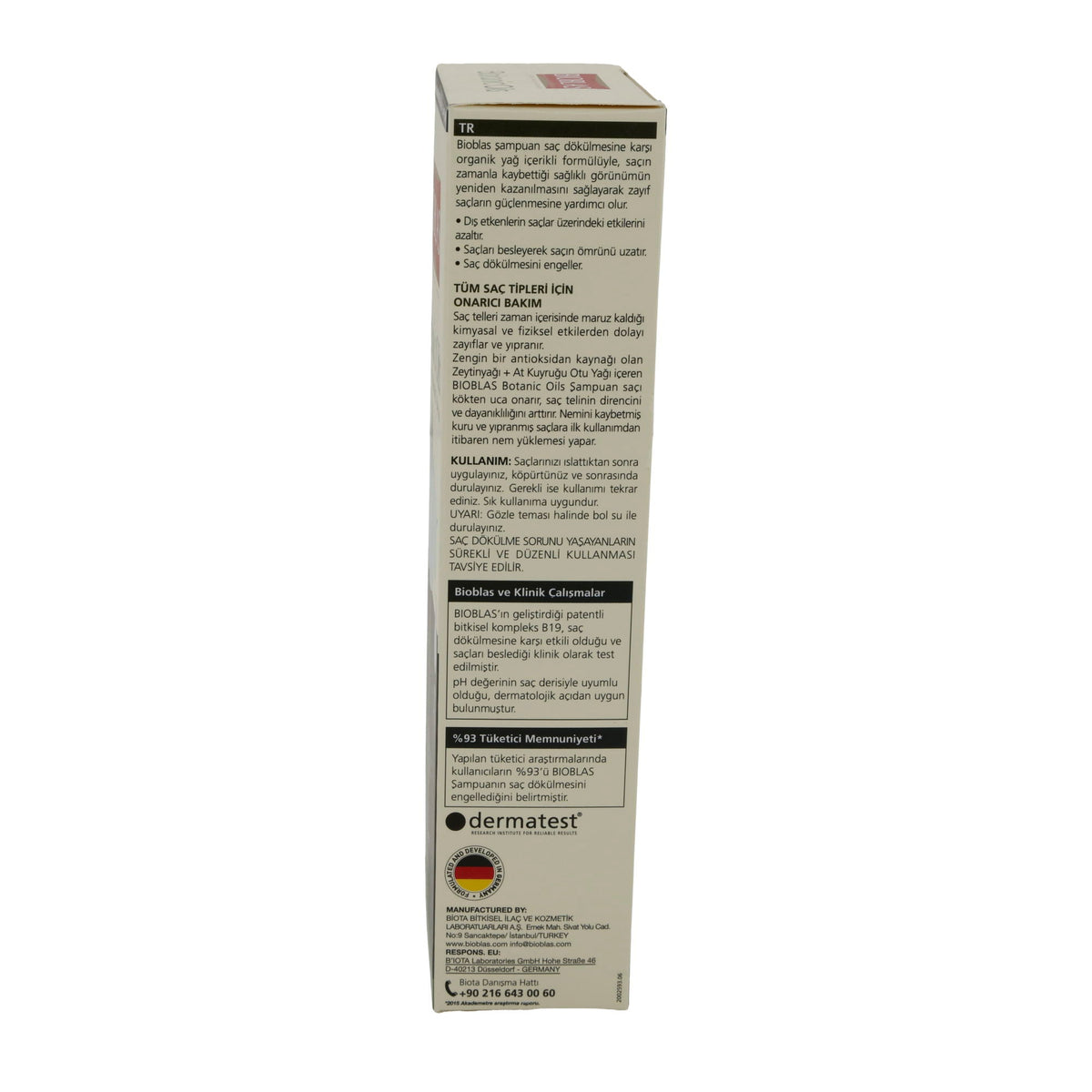 Shampoo Bioblas BotanicOils Olivenöl Shampoo | Shampoo | 360 ml BIOBLAS