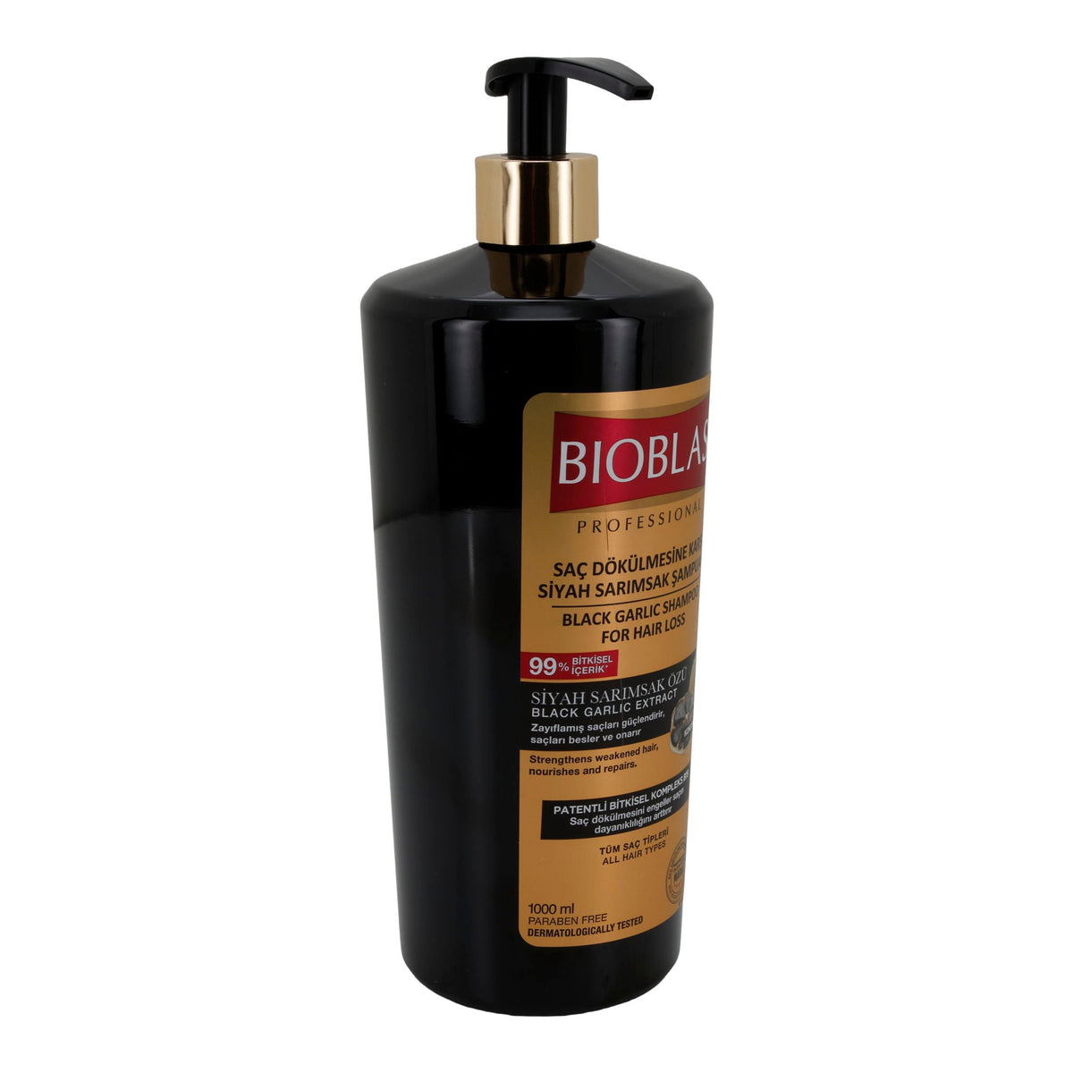 Shampoo Bioblas Professional | Haarshampoo | Mit schwarzem Knoblauch | 1000 ml