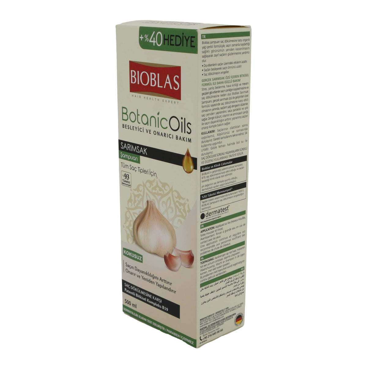 Shampoo Bioblas BotanicOils Knoblauch-Shampoo | Shampoo | 500 ml BIOBLAS