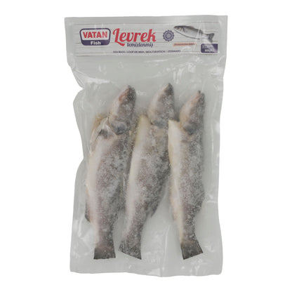 Fisch Vatan | Wolfsbarsch (Levrek) | Ausgenommen, ganz, tiefgefroren | 800 g