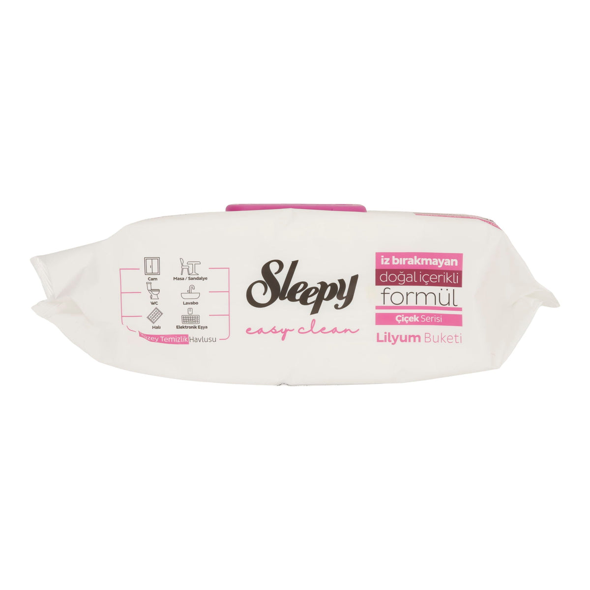 Sleepy Easy Clean Oberflächenreinigungstücher Lilienbouquet | Feuchte Reinigungstücher | 100 Stück